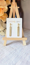 Load image into Gallery viewer, Modern Brass Bar Earrings, Minimalist Jewelry