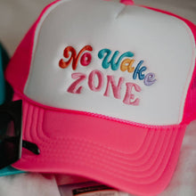 Load image into Gallery viewer, No Wake Zone Foam Trucker Hat