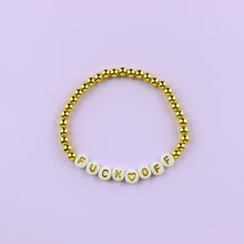 Load image into Gallery viewer, Gold Filled Ball Beaded Message Bracelets