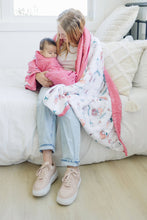 Load image into Gallery viewer, Mermaid + Bubbles Oh-So-Soft Muslin Swaddle Blanket Set