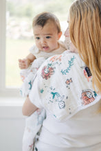 Load image into Gallery viewer, Mermaid + Bubbles Oh-So-Soft Muslin Burp Cloths