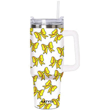 Load image into Gallery viewer, Softball Bow Tumbler with Handle