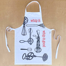 Load image into Gallery viewer, Whip It Kitchen Tea Towel Flour Sack Cotton