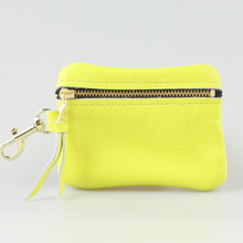 Load image into Gallery viewer, Leather Cardholder Neon