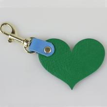 Load image into Gallery viewer, Two Tone Soft Leather Keychain
