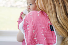 Load image into Gallery viewer, Mermaid + Bubbles Oh-So-Soft Muslin Burp Cloths