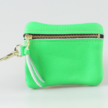 Load image into Gallery viewer, Leather Cardholder Neon