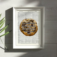 Load image into Gallery viewer, Vintage Dictionary Art - Art Print | Dictionary Page | Vintage | If a Cookie Falls