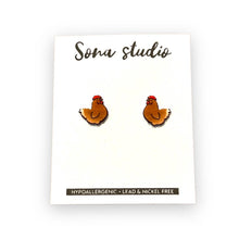 Load image into Gallery viewer, Sona Studio - Chicken Earrings