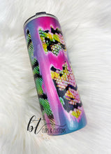 Load image into Gallery viewer, Savage 24oz skinny tumbler w/straw