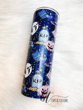 Load image into Gallery viewer, Halloween 30oz Skinny Tumbler w/straw