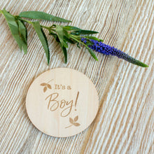 Load image into Gallery viewer, Bebe au Lait - It's A Boy Milestone Disc
