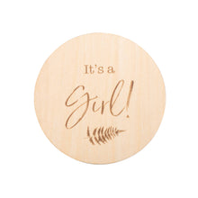 Load image into Gallery viewer, Bebe au Lait - It's A Girl Milestone Disc
