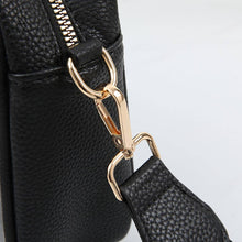 Load image into Gallery viewer, Clear/BLK Crossbody Purse
