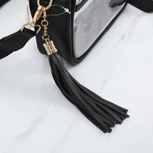 Load image into Gallery viewer, Clear/WHT Crossbody Bag
