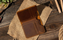 Load image into Gallery viewer, Genuine Leather Bifold Wallet
