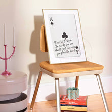 Load image into Gallery viewer, You Can't Change The Cards You Were Dealt Playing Card Print
