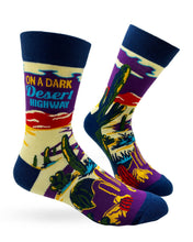 Load image into Gallery viewer, On A Dark Desert Highway Men's Socks
