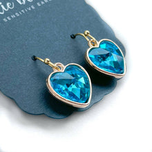 Load image into Gallery viewer, Calypso Waters Heart Earrings
