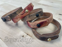 Load image into Gallery viewer, Leather Bracelet 8"
